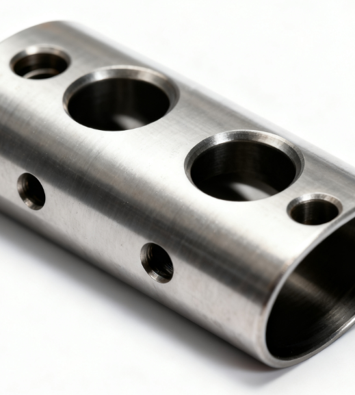 工具钢无毛刺打孔